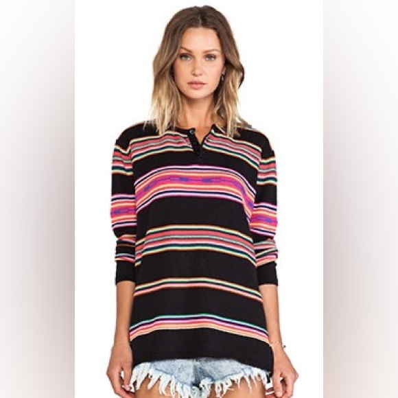UNIF Colorful Striped Sweater - Picture 1 of 6